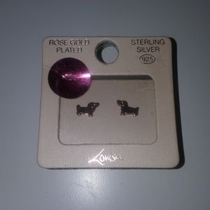 Rose Gold Plated Earrings Brand New